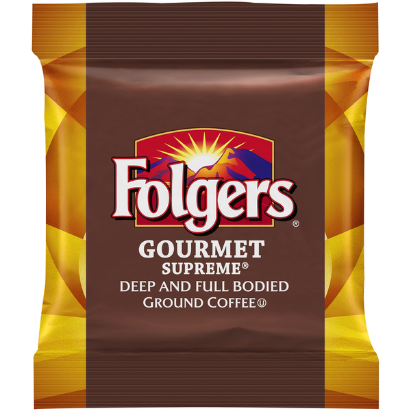 Folgers Folgers Caffeinated Fraction Pack Gourmet Supreme 1.75 oz., PK100 2550006474